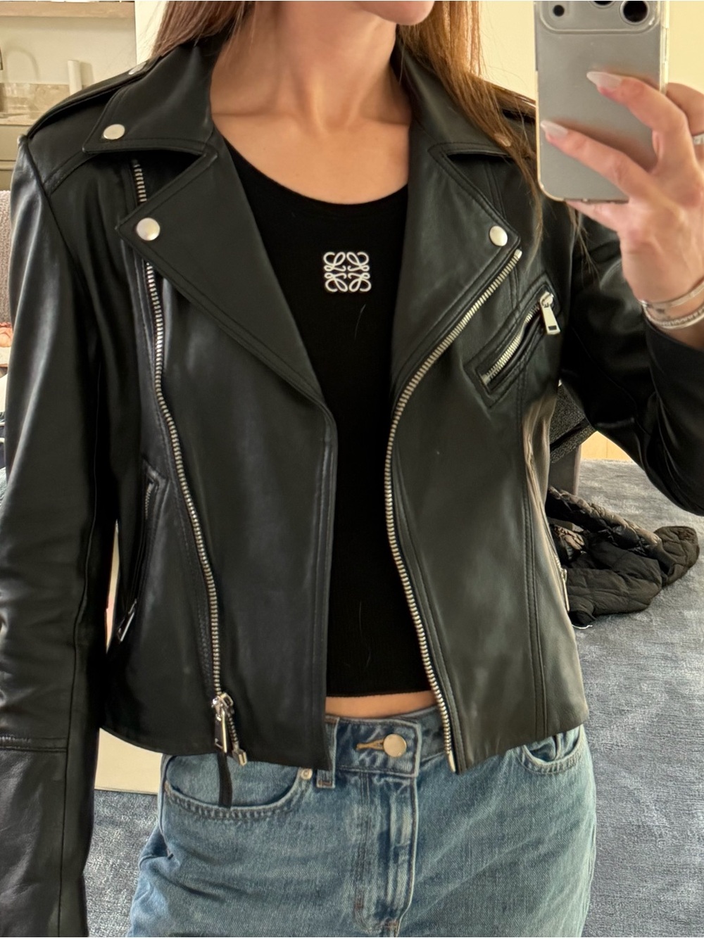Leather Biker Jacket